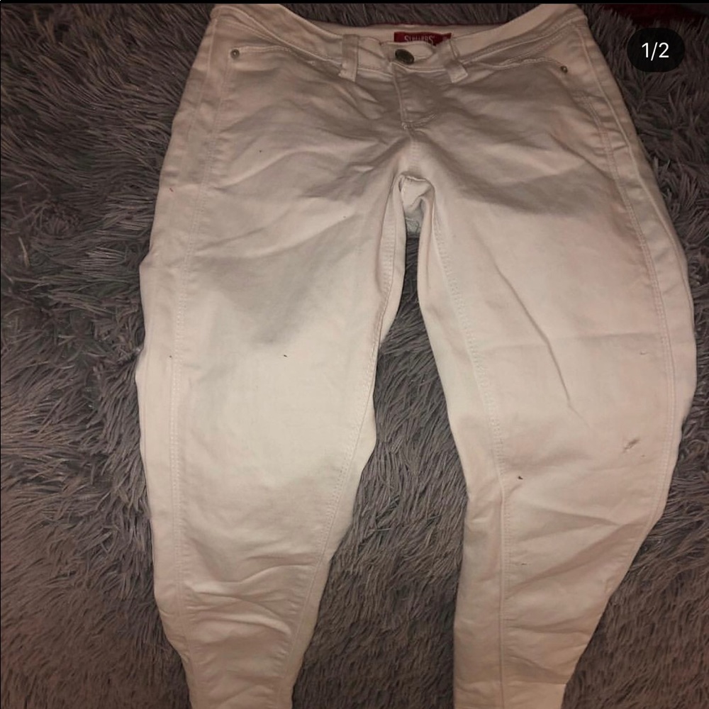 White jeans